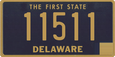 DE license plate 11511