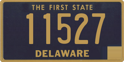 DE license plate 11527