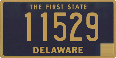 DE license plate 11529