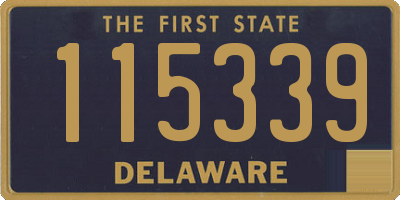 DE license plate 115339