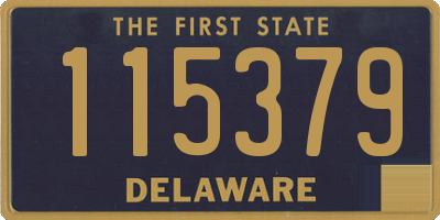 DE license plate 115379