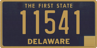 DE license plate 11541