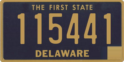 DE license plate 115441