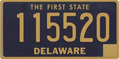 DE license plate 115520