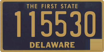 DE license plate 115530