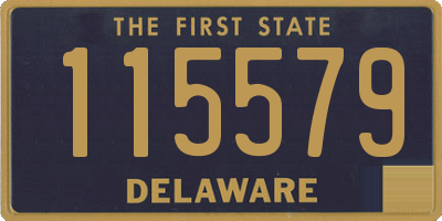 DE license plate 115579