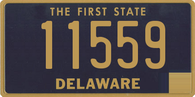 DE license plate 11559