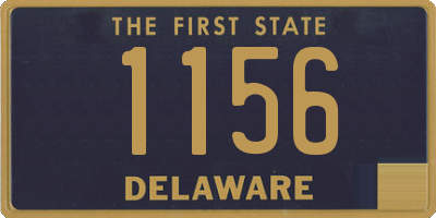 DE license plate 1156