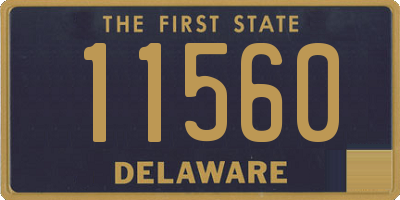 DE license plate 11560