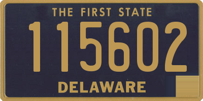 DE license plate 115602