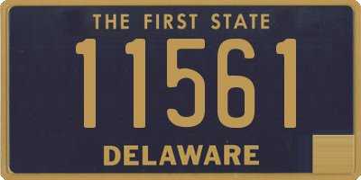 DE license plate 11561