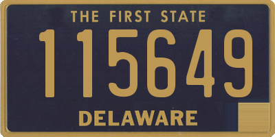 DE license plate 115649