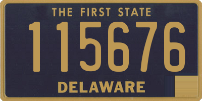 DE license plate 115676