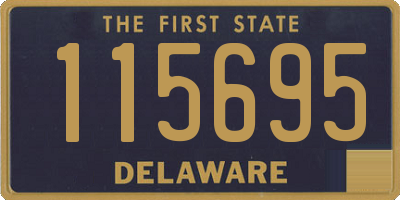 DE license plate 115695