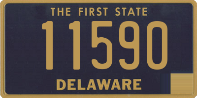 DE license plate 11590