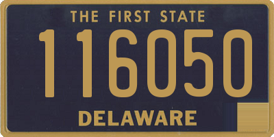 DE license plate 116050