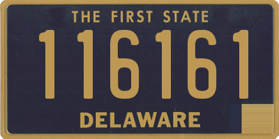 DE license plate 116161