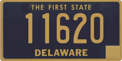 DE license plate 11620