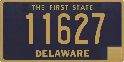 DE license plate 11627