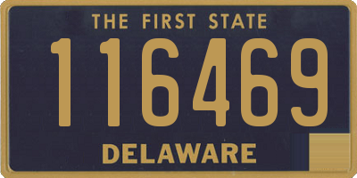 DE license plate 116469