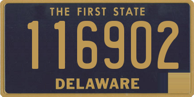 DE license plate 116902