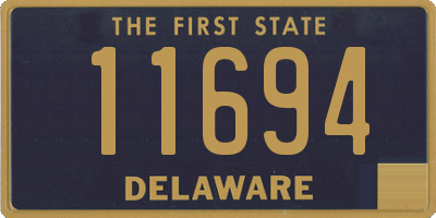 DE license plate 11694