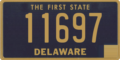 DE license plate 11697