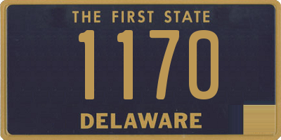 DE license plate 1170