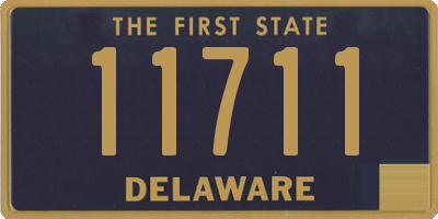 DE license plate 11711