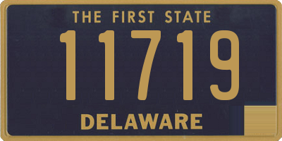 DE license plate 11719