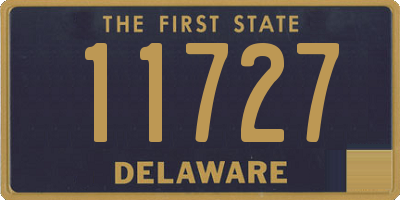 DE license plate 11727