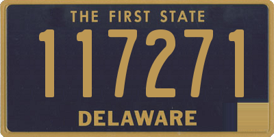 DE license plate 117271