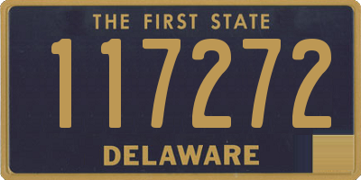 DE license plate 117272