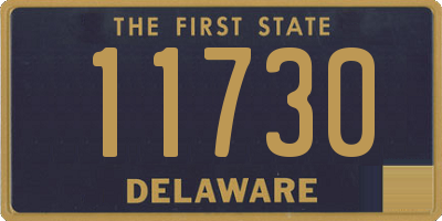 DE license plate 11730