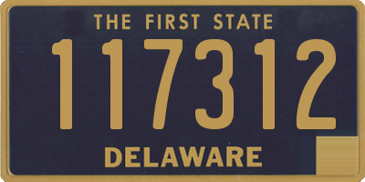 DE license plate 117312