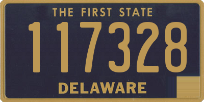 DE license plate 117328