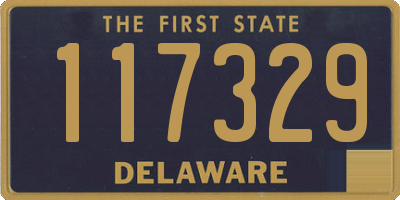 DE license plate 117329