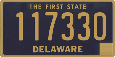 DE license plate 117330