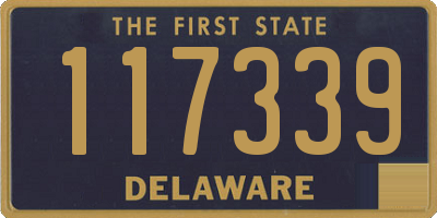 DE license plate 117339