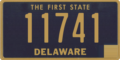 DE license plate 11741