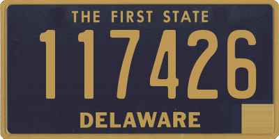 DE license plate 117426