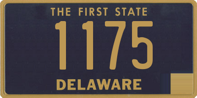 DE license plate 1175