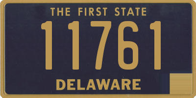 DE license plate 11761