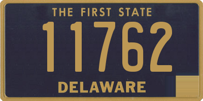 DE license plate 11762