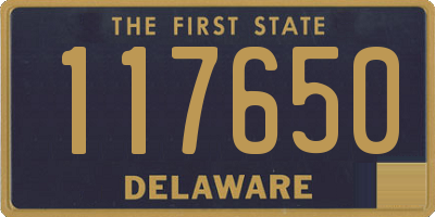 DE license plate 117650