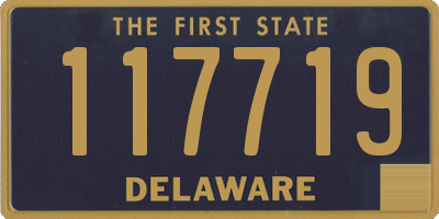 DE license plate 117719