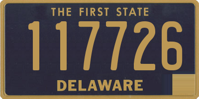 DE license plate 117726