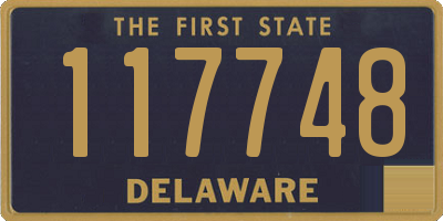 DE license plate 117748