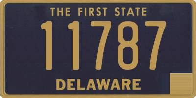 DE license plate 11787