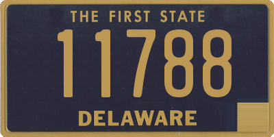 DE license plate 11788